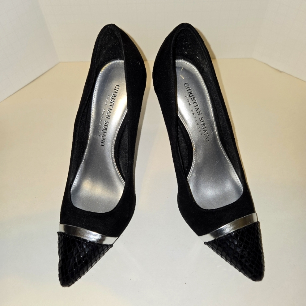 Black Christian Siriano Heels